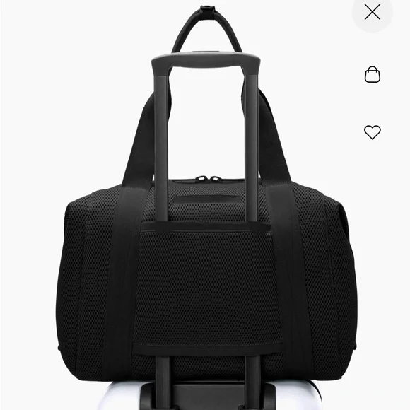 DAGNE DOVER NEW Dark Moss Landon Carryall Air Mesh Duffel Bag Large Green - Picture 11 of 12